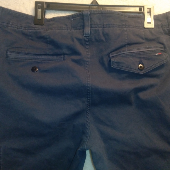 Tommy Hilfiger Mens Slim Blue Cargo Pants Size 36×30 - Picture 4 of 8